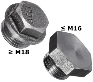 Пробка DIN 7604 резьбовая 12 х 1.5
